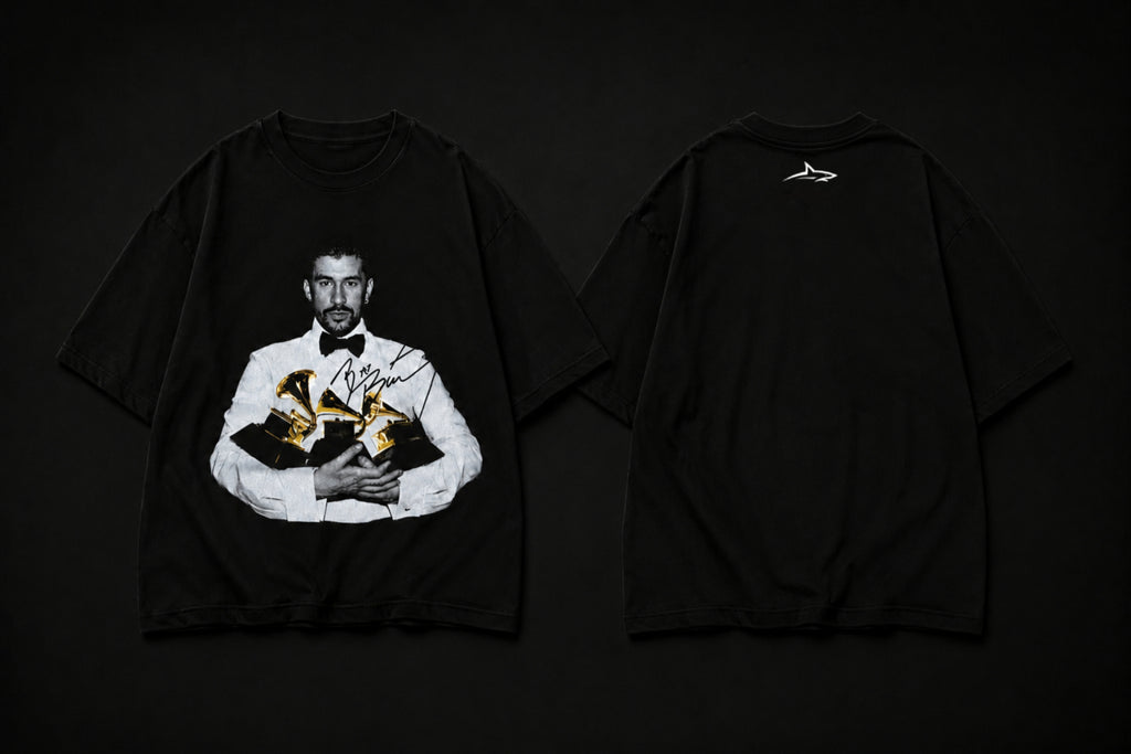Remera Bad Bunny Oversize Negra