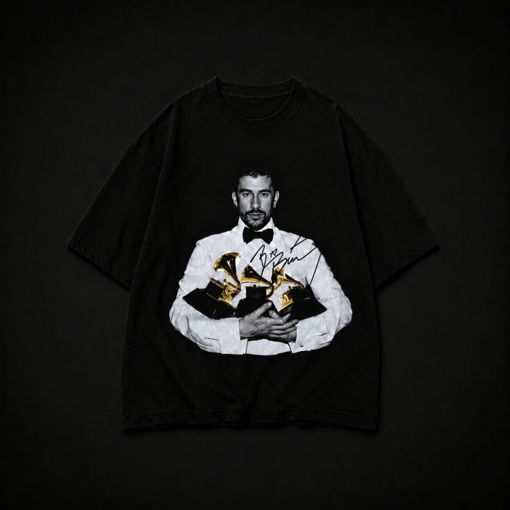 Remera Bad Bunny Oversize Negra