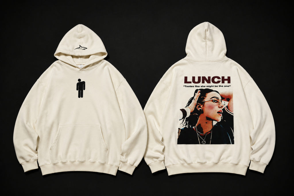 Buzo Billie Eilish Oversize Blanco