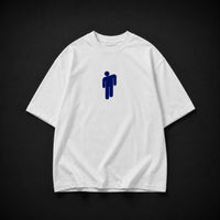 Remera Billie Eilish Oversize Blanca
