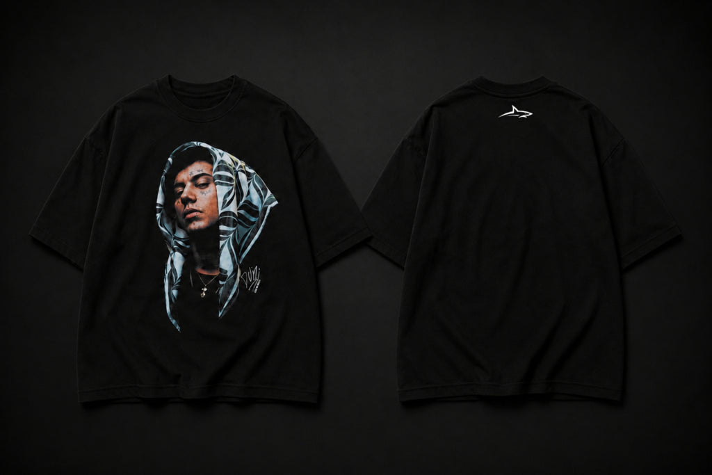 Remera Duki Oversize Negra
