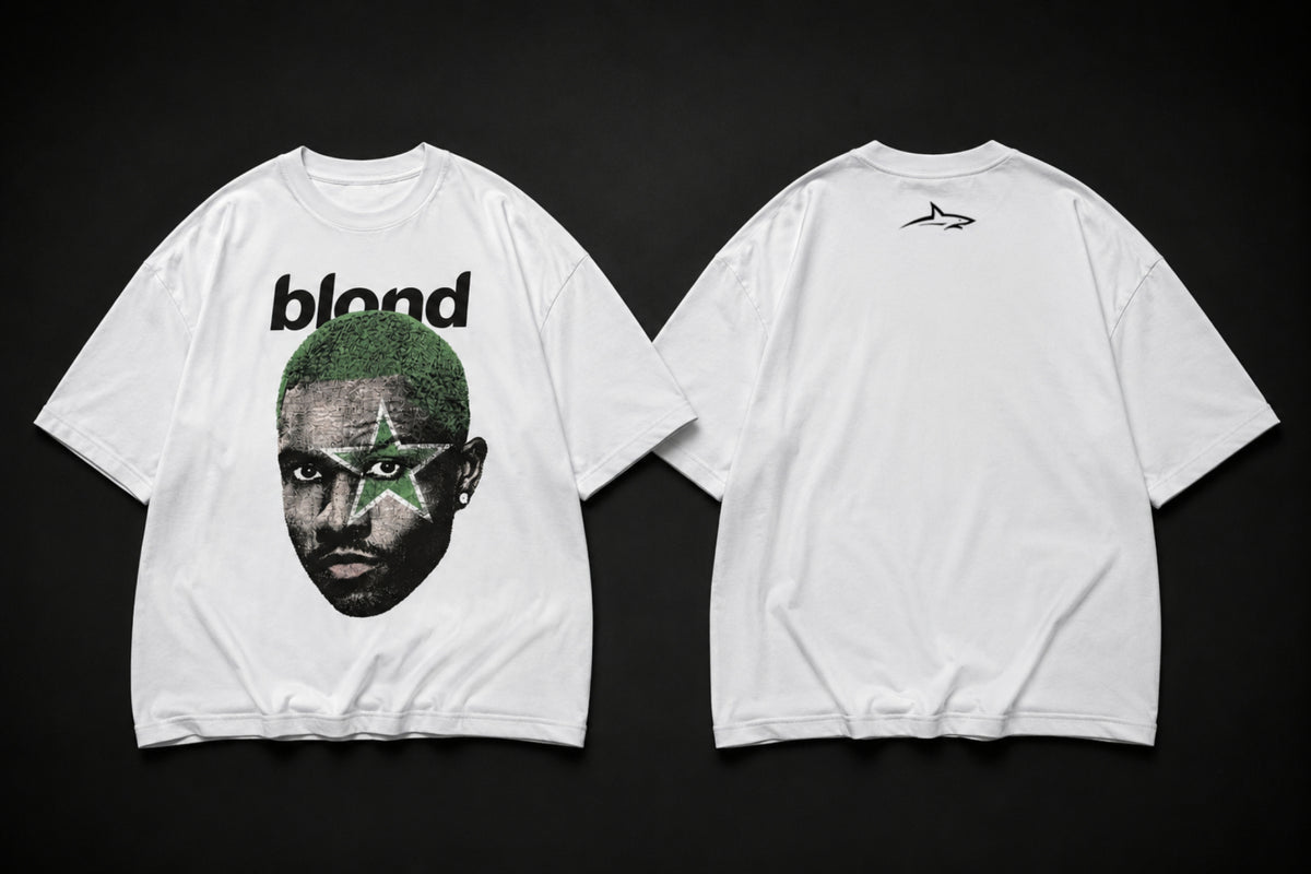 Remera Frank Ocean Oversize Blanca