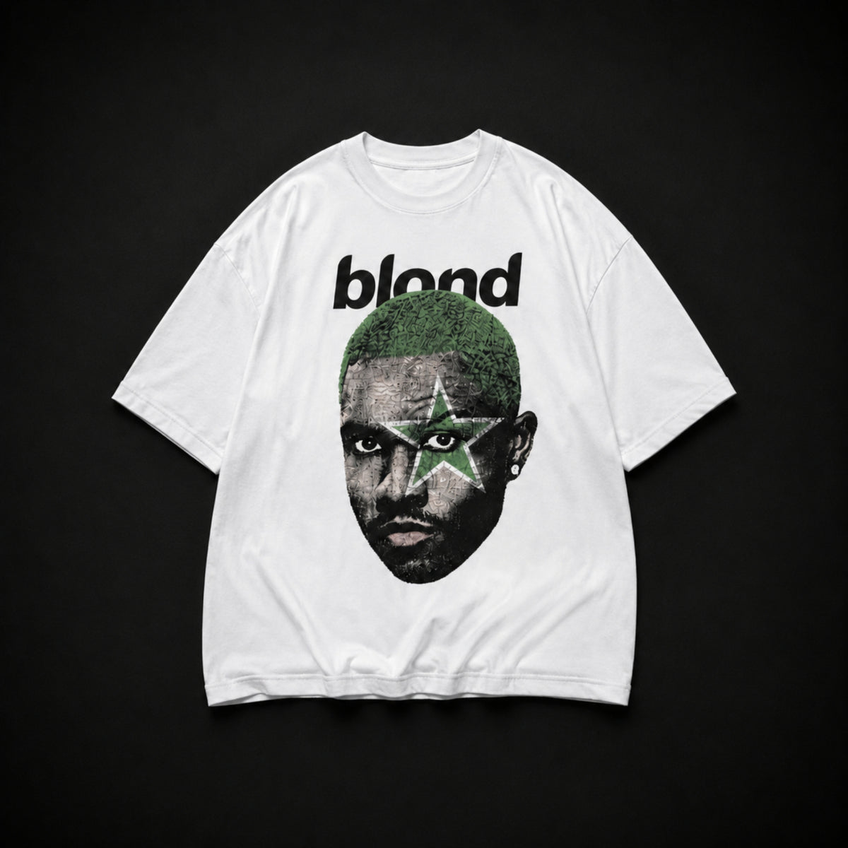 Remera Frank Ocean Oversize Blanca