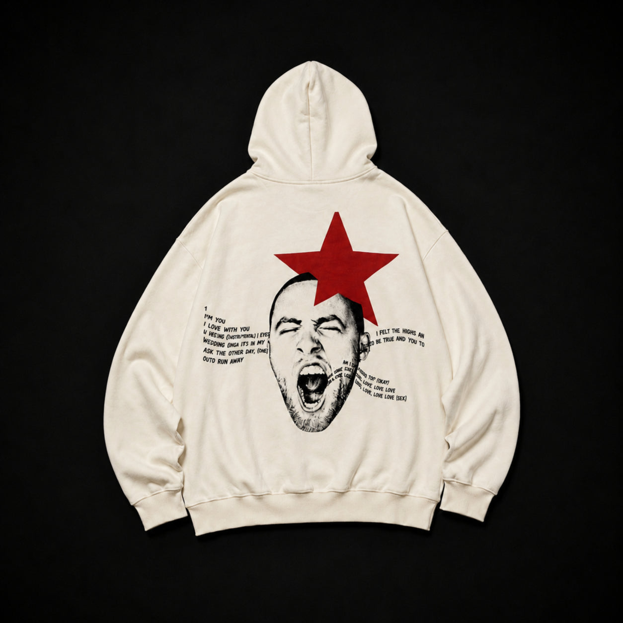 Buzo Mac Miller Oversize Blanco