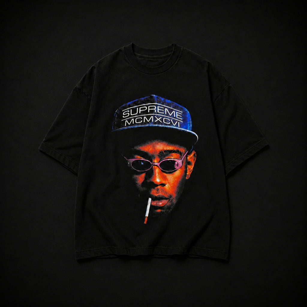 Remera Tyler The Creator Oversize Negra