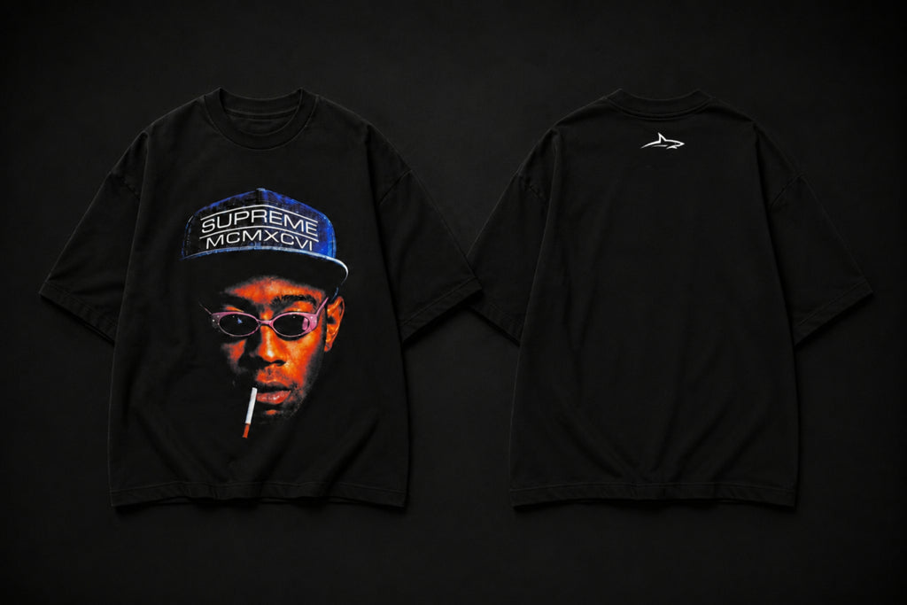 Remera Tyler The Creator Oversize Negra